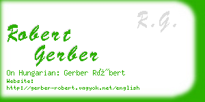 robert gerber business card